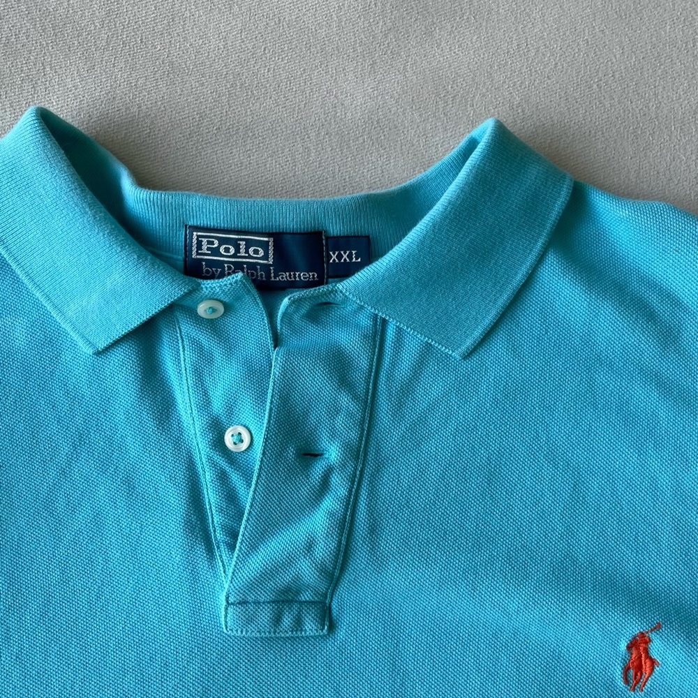Ralph Lauren Turquoise Polo Shirt size XXL